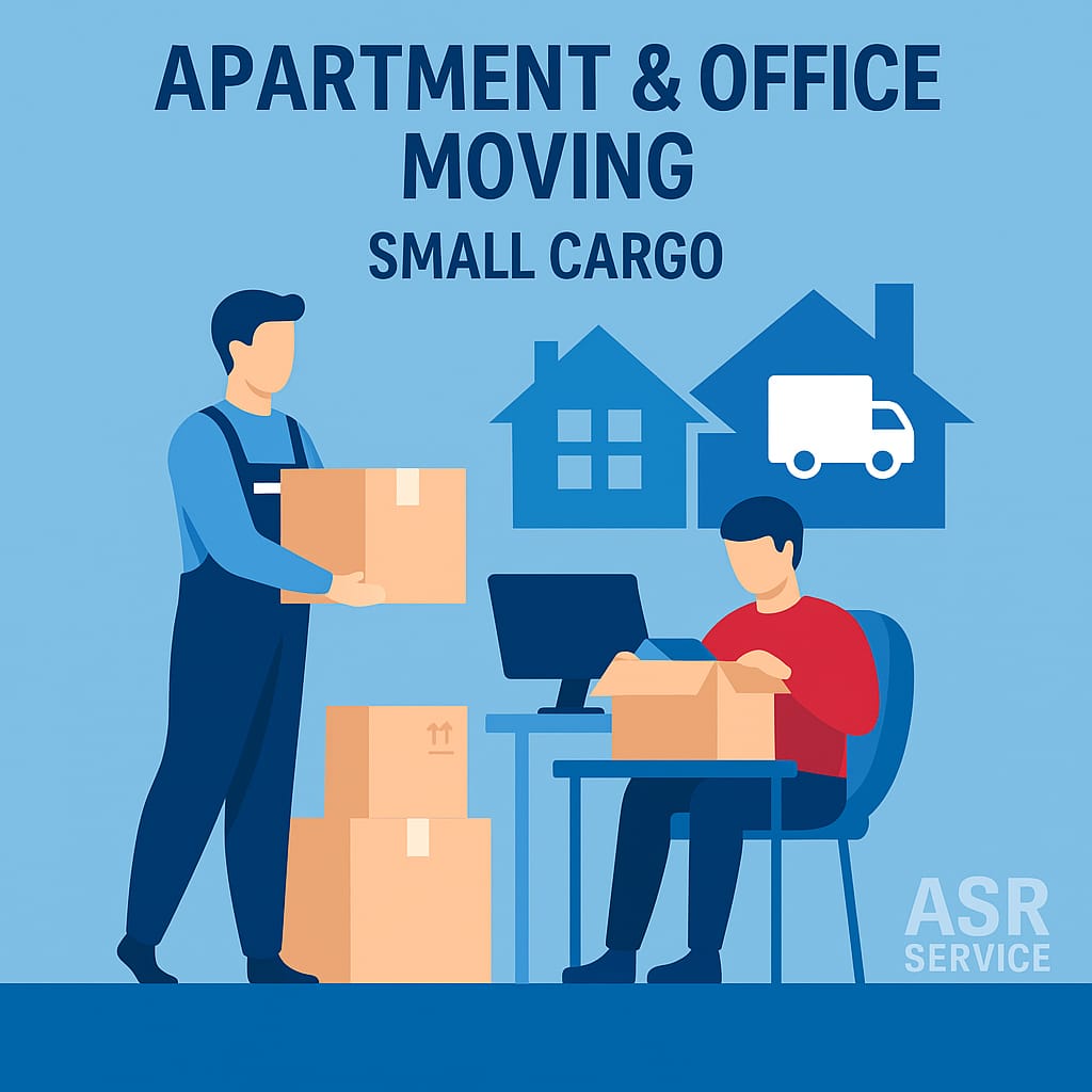 Apartment & office moving, small cargo — ASR Service