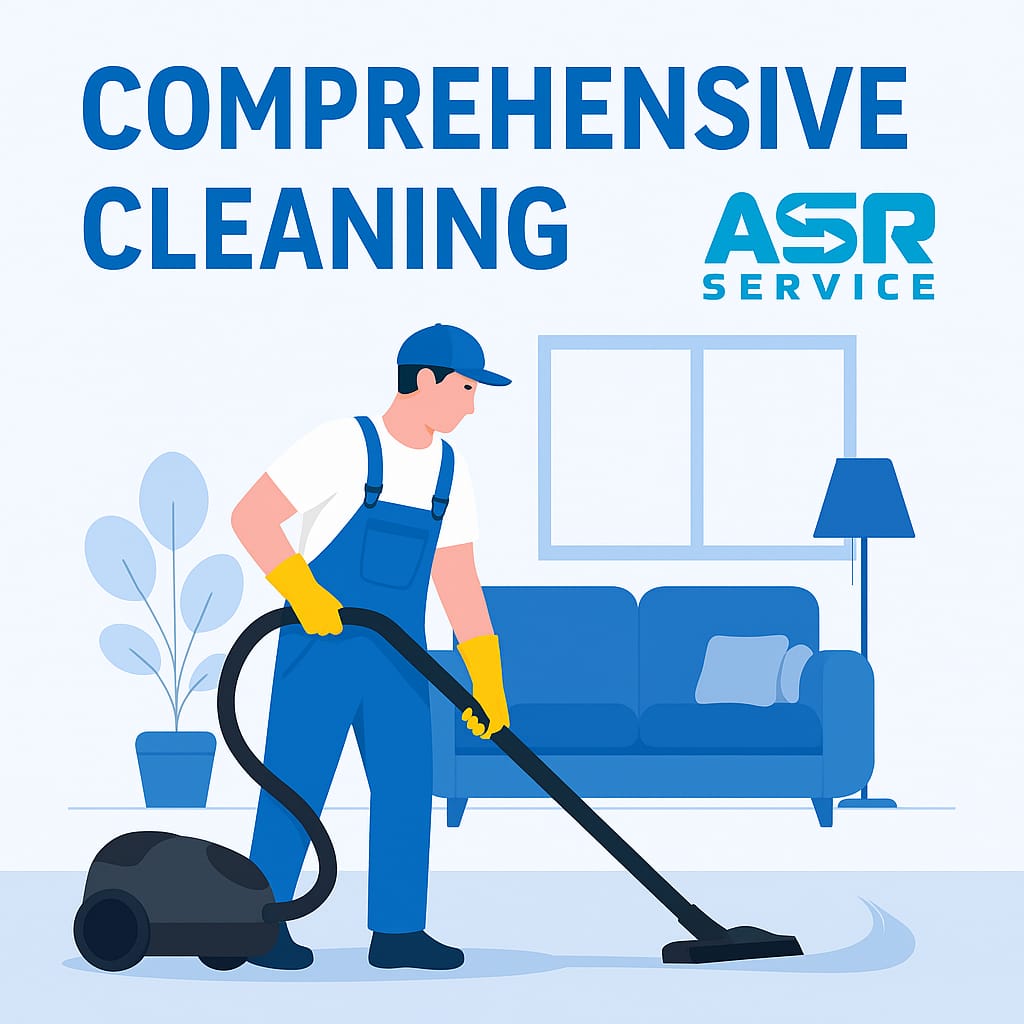 Комплексная уборка помещений от ASR Service — чистота и порядок в вашем доме и офисе