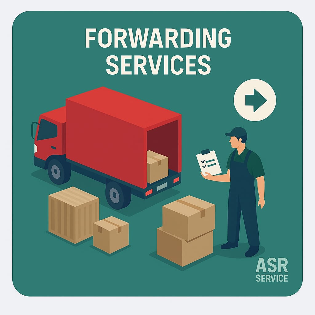 ASR Service forwarding services — freight transportation, logistics management, and delivery control