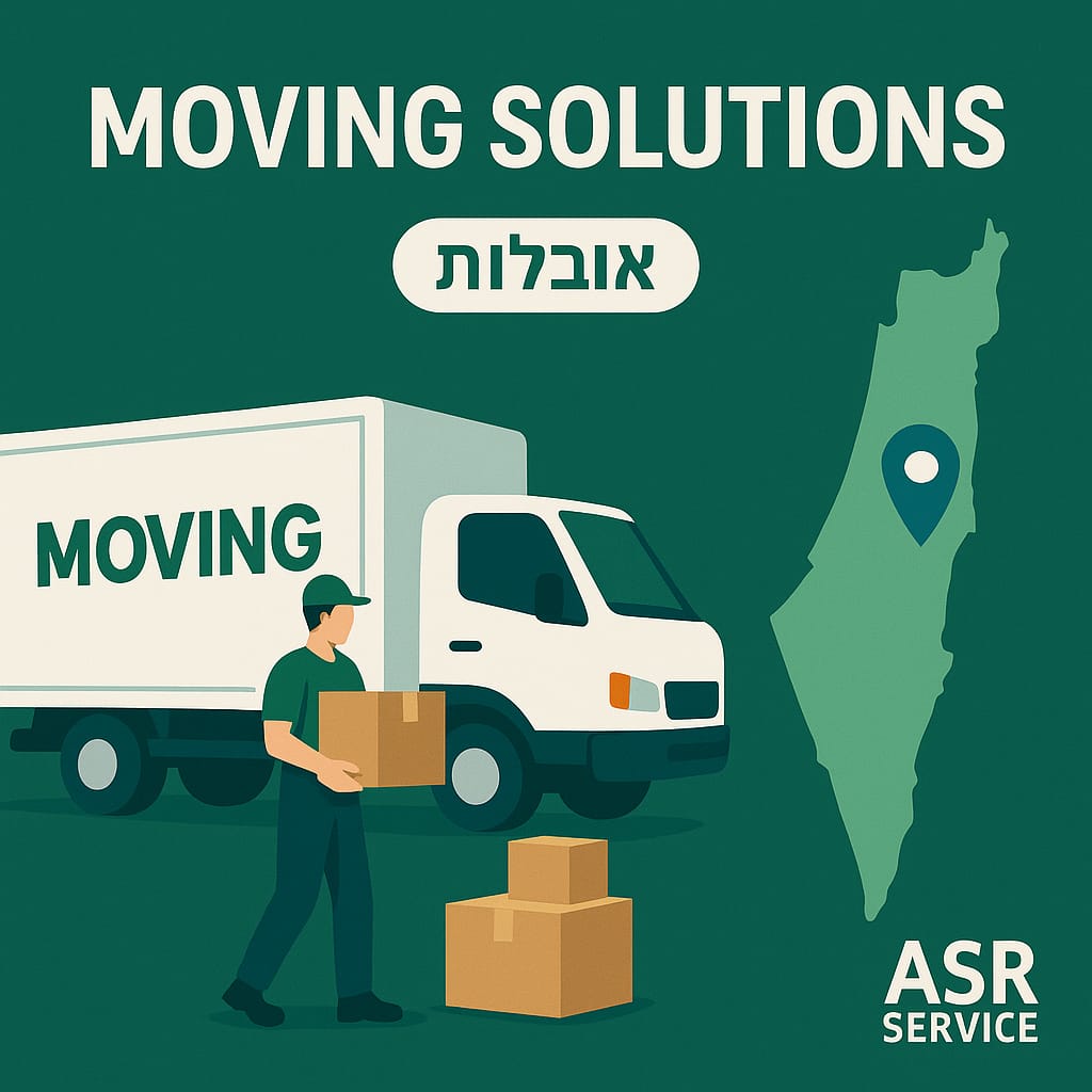 Moving solutions by ASR Service — reliable transportation across Israel