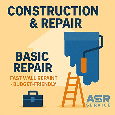 Строительные и ремонтные работы в Тель-Авиве — ASR Service.  